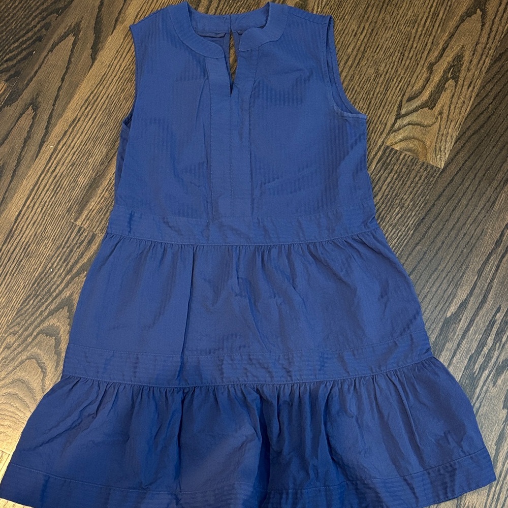 Vineyard Vines girls Dress Royal Blue Sleeveless with pockets size medium (~12)